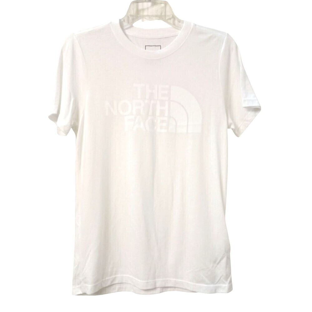The North Face Womens T Shirt Small Half Dome White Heather Tee Short Sleeve - Picture 1 of 6